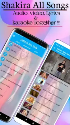 Shakira All Songs - Audio,Vide android App screenshot 0