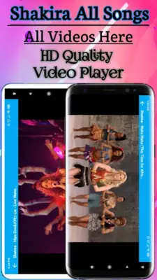 Shakira All Songs - Audio,Vide android App screenshot 2