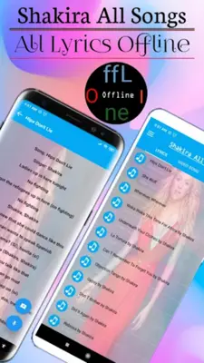 Shakira All Songs - Audio,Vide android App screenshot 5